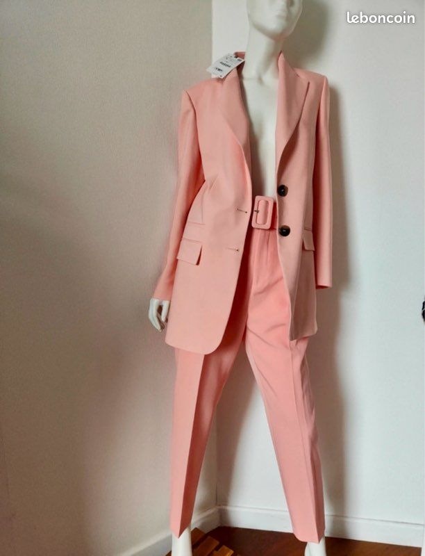 Tailleur Pantalon Manteau Blazer Femme Zara Tailleur Pantalon