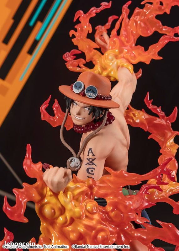 Figurine Ace One Piece En PVC 23 Cm - Statue De Collection - Neuf Scellé