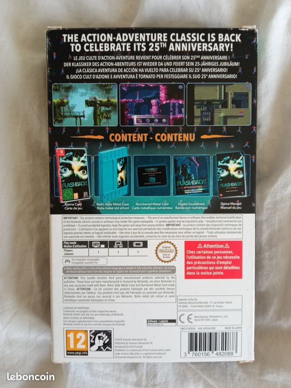Flashback 25th Anniversary, Collector's Edition - Switch (image 5)