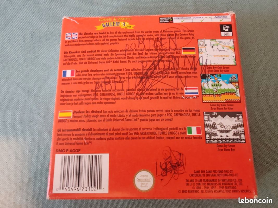 Namco Gallery Vol. 3 – Gameboy – Version Japonaise – Complet (boîte) – Pile HS