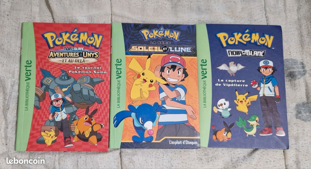 Lot de livre Bibliothèque verte dont Pokemon (image 3)