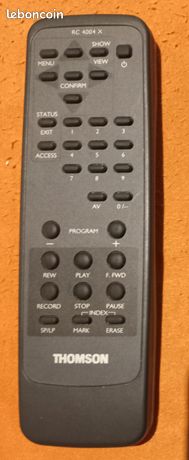 Télécommande Thomson V4170 Vintage - Modèle Rare, Pour Pièces Ou Collection, Origine France