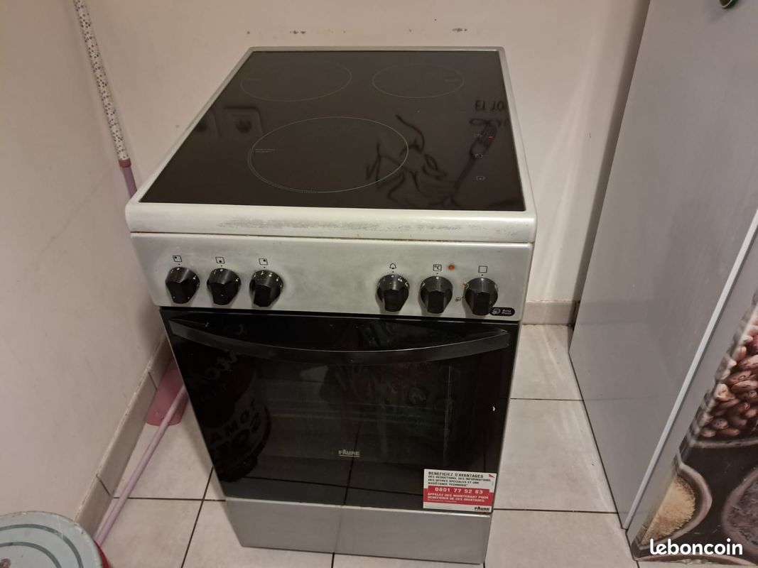 Cuisinière gris noir Faure (image 1)