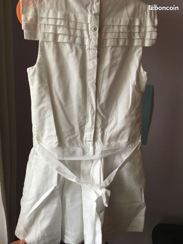 Robe blanche petit bateau (image 2)