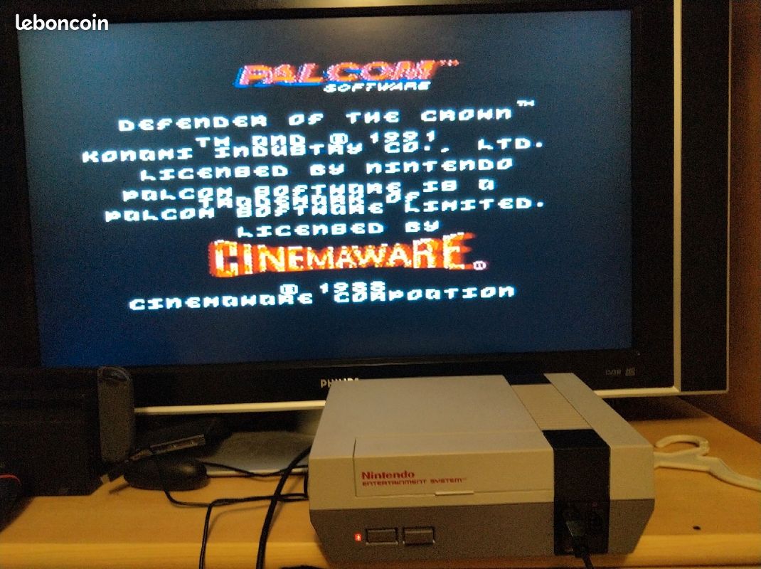 Console NES 3 cartouches manette et pistolet zapper (image 7)