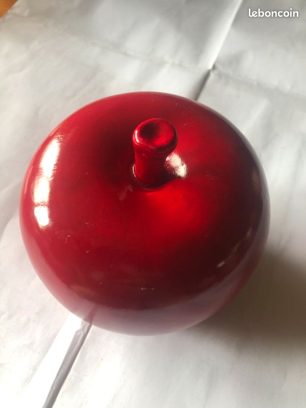 Décoration Pomme Rouge céramique - Nature morte (image 7)