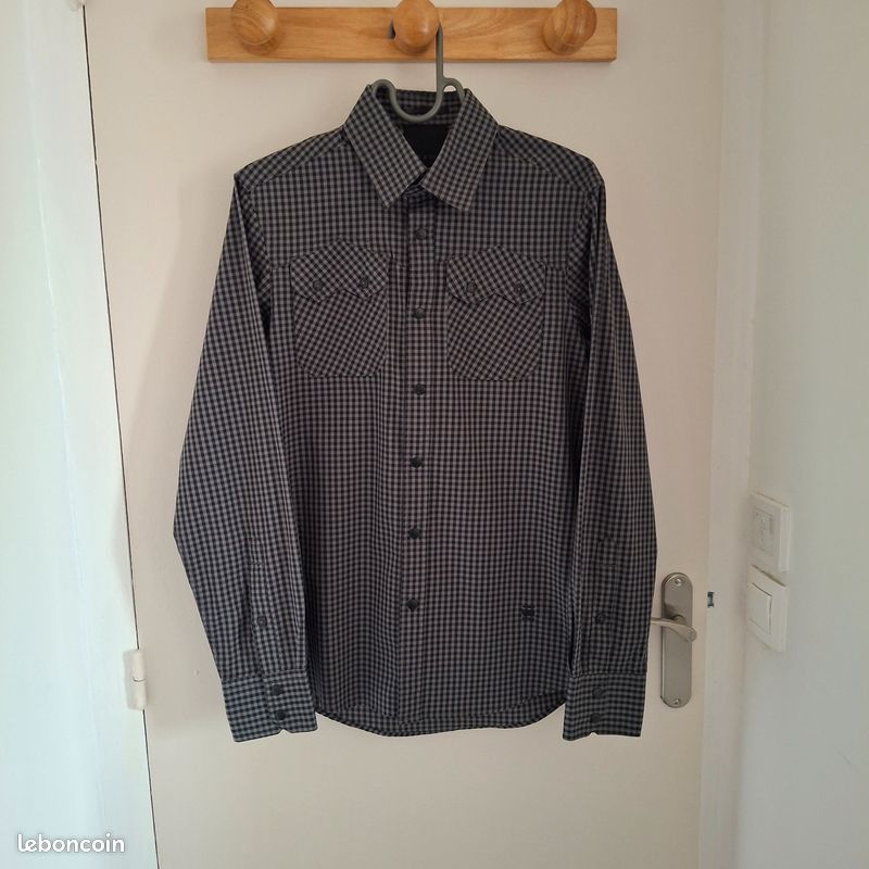 Chemise EXP - CRAGHOPPERS - Manches longues - Gris - Homme Gris - Prêt-à-Porter