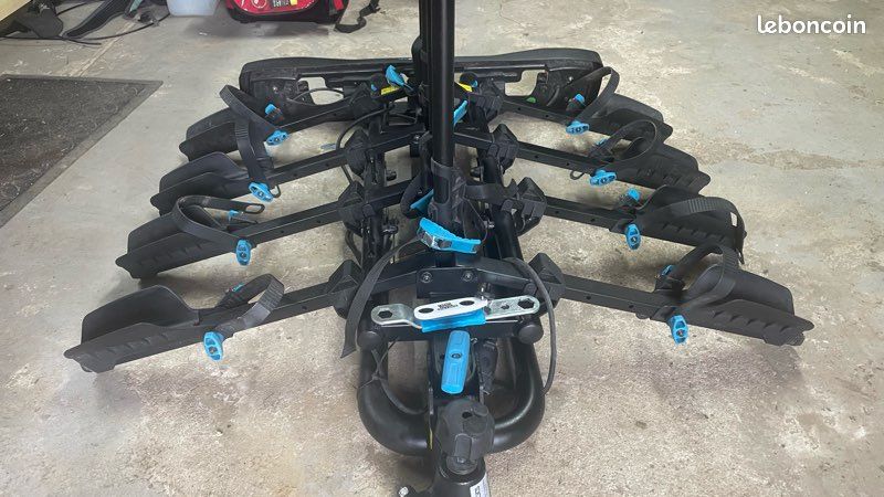 Eazzy 4 porte vélo d'attelage - plateforme pliable 4 vélos