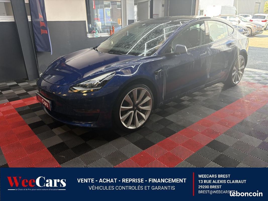 TESLA MODEL 3 ELECTRIC 500 82KWH GRANDE-AUTONOMIE 4WD DUAL-MOTOR BVA ( entretien exclusif tesla ) (image 1)