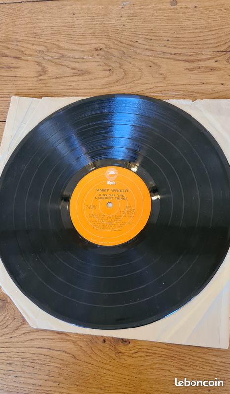 Disque 33 tours Tammy Wynette Kids say the Darndest things (image 3)