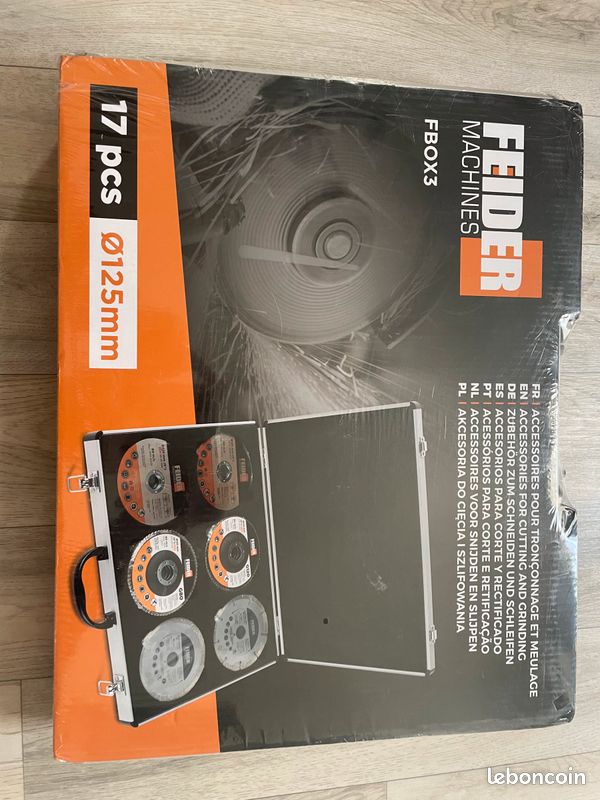 Coffret de disque 125 mm meulage et tronçonnage Feider 125mm (image 1)