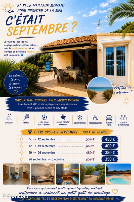🔥 Charmante Villa Valras plage 65m2 (image 20)