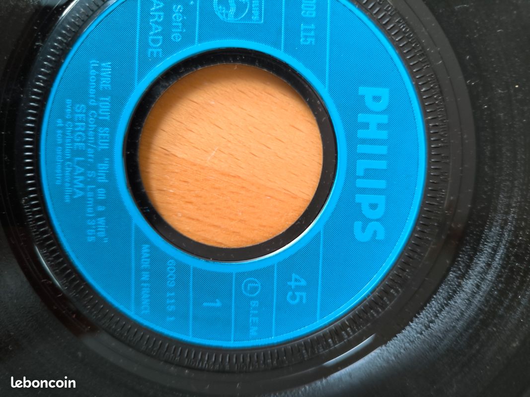Vinyle – Serge Lama (2 titres)
📀 Série PARADE – Réf. L 6009115 (image 8)