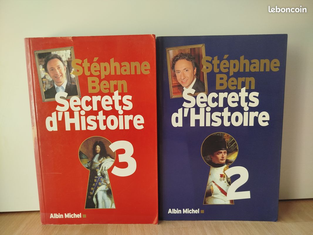 Lot 2 livres Secrets d'histoires 2 et 3 Stéphane Bern (image 1)