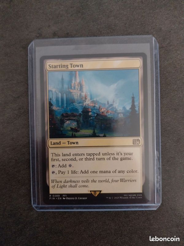 starting town mtg final fantasy MTG Custom Proxy main image 1