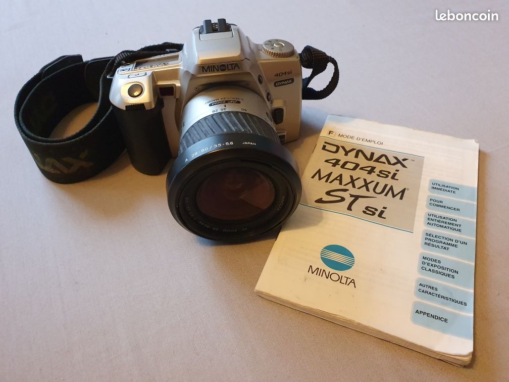 Appareil Photo Reflex Minolta 404 Si Argentique - Pour Débuter - Très Bon état (sans Piles)