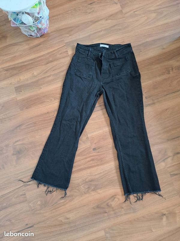 Jeans Mango Droit - Taille 44 - Bleu - Occasion En Parfait état - Département Femme