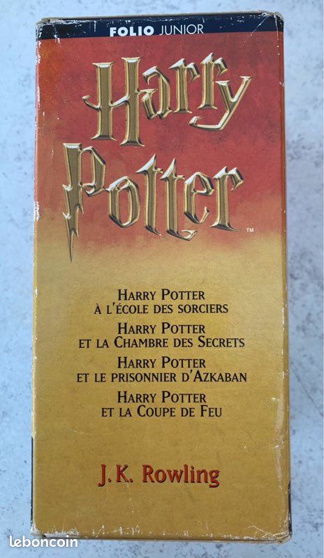 Coffret de 4 livres Harry Potter, JK Rowling, Folio junior (image 3)