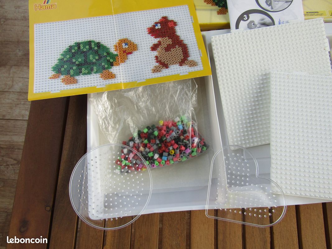 Coffret Hama animaux + reste de perles (image 3)