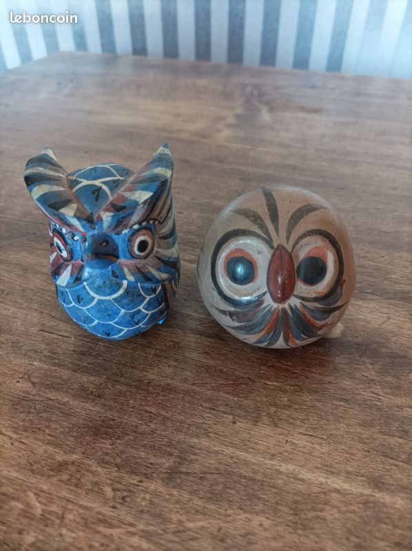 Lot de 9 statuettes de Chouettes et Hiboux (image 7)