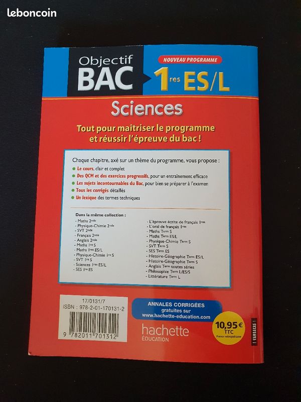 Objectif bac 1ere ES/L sciences (image 3)