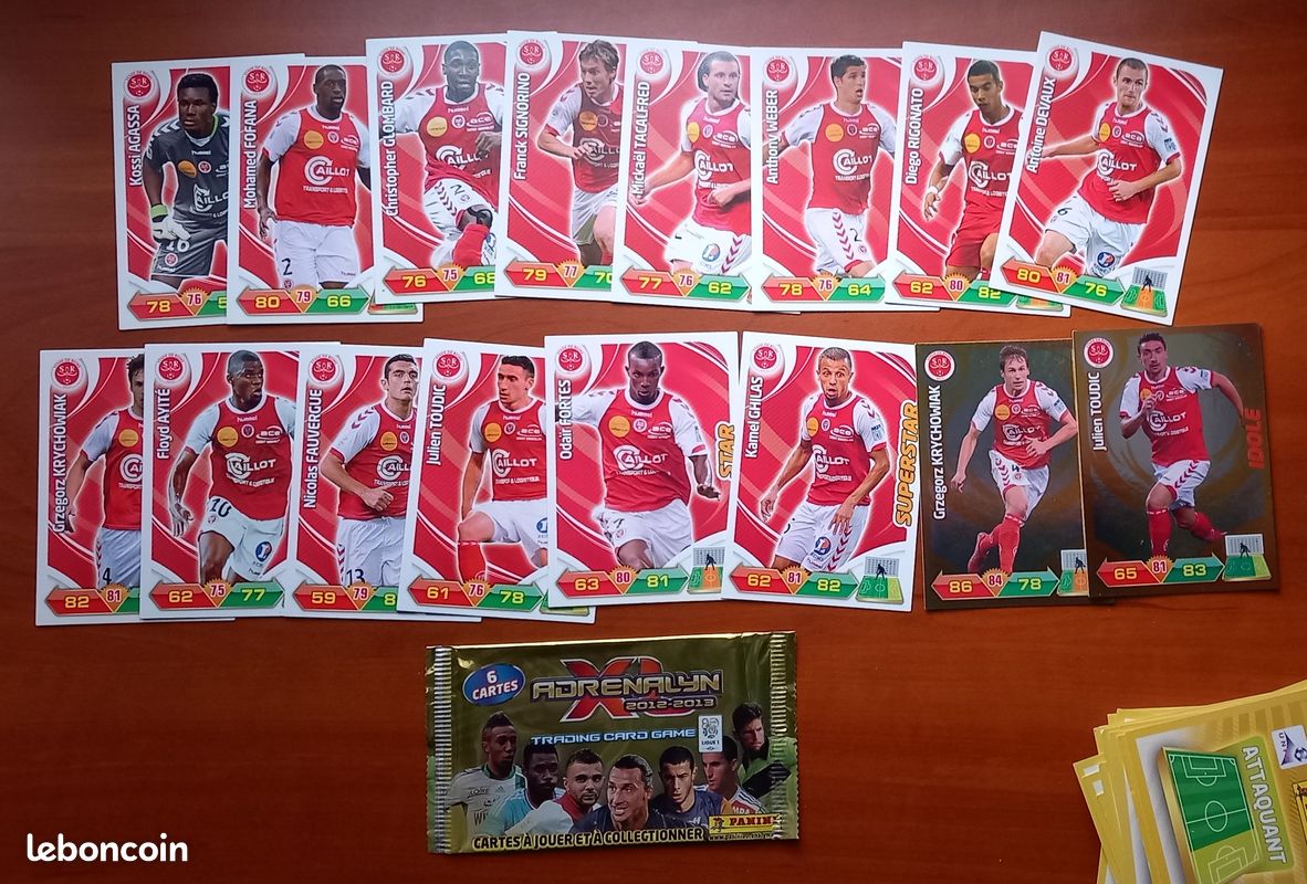 Cartes originales Premier League football manchester united à l'unité à collectionner sportives