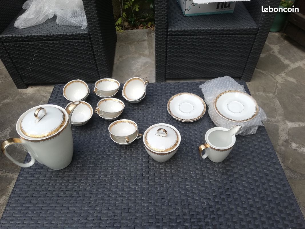 Service à thé ou café porcelaine de luxe (image 3)