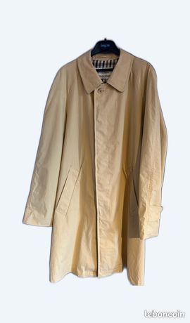 Trench Coat Vintage Aquascutum Pour Homme - Taille 44 - Beige - Occasion Très Bon état