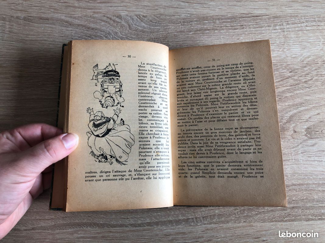 Livre Les deux nigauds de la Comtesse de Ségur BE (image 2)