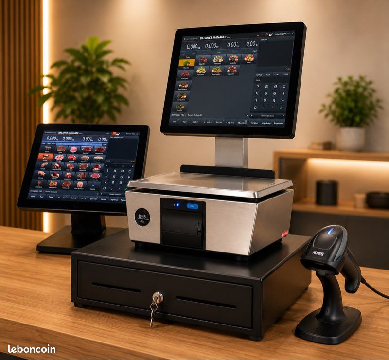 Caisse enregistreuse tactile NF525 sans abonnement + imprimante + tiroir – Offre 990 (image 1)