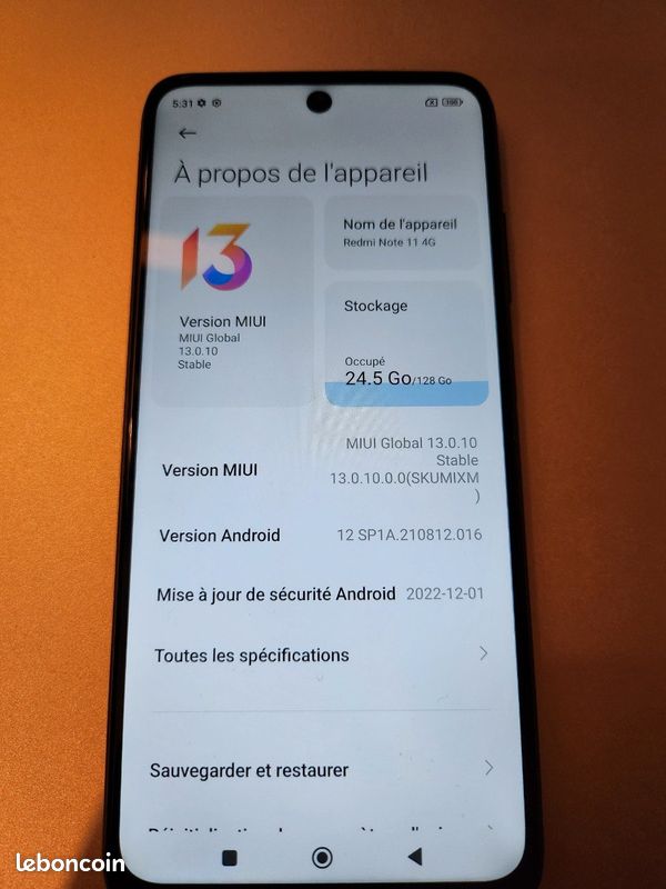 Xiaomi Redmi 11 Note 4g (image 1)
