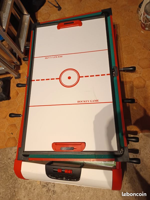 Table de jeu Baby foot billard palet 4 en 1 Smoby (image 2)