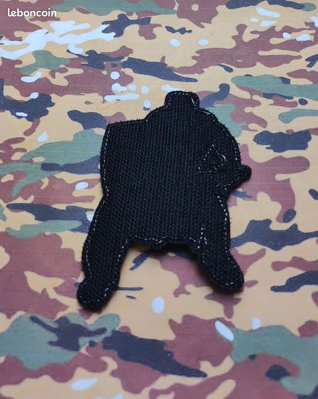 Patch du Chevalier Chrétien Deus Vult de l'Ordre des Templiers scratch (image 3)