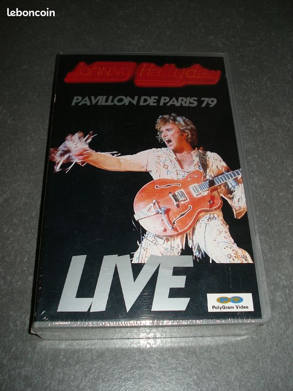 VHS Neuve Johnny HALLYDAY LIVE 79 (image 1)
