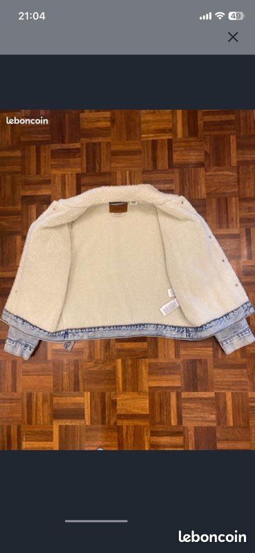 Veste en jean Levi's Sherpa Trucker (Gamme Premium) — Taille S (image 3)