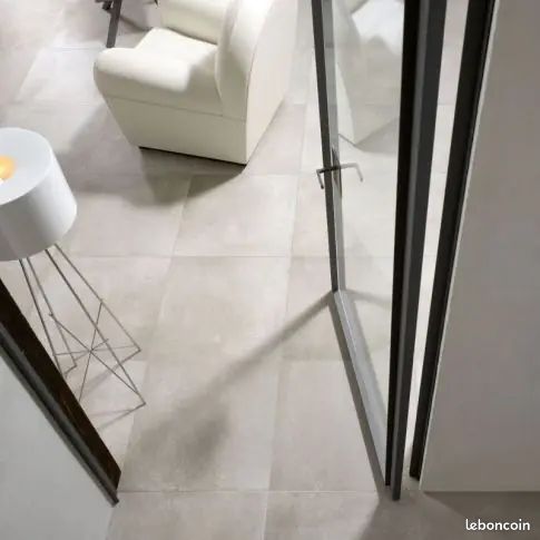 Carrelage 60x60cm gris pierre NEUF (image 1)