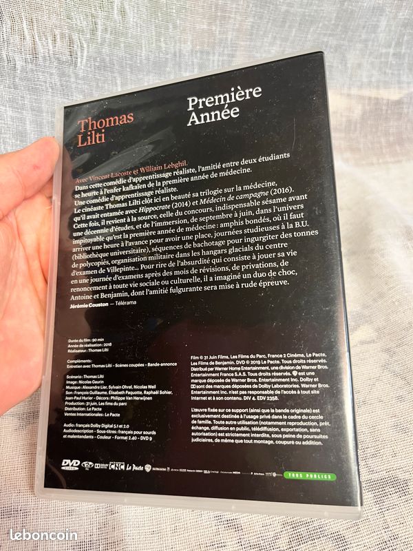 PREMIÈRE ANNÉE,dvd (image 2)
