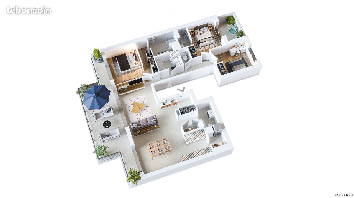 Appartement 4 pièces 107 m² · à Saint-Jean-de-Monts · 107 m² · 750 000 €