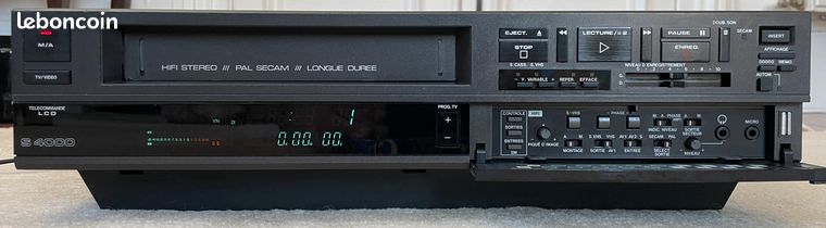 Magnétoscope S-VHS Thomson S4000 Restauré clone JVC HR-S5000 - Photo, audio & vidéo