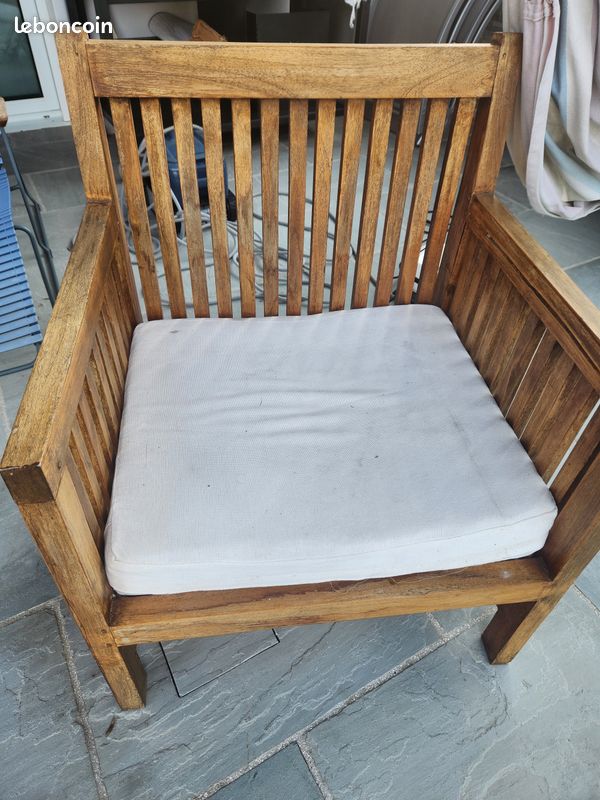 Fauteuil teck (image 1)