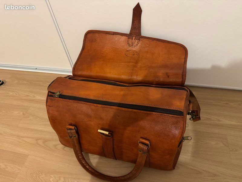 Sac de voyage Noa cuir destroy