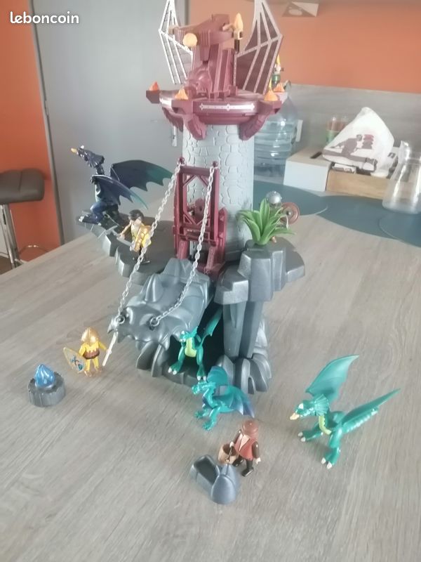 Donjon citadelle dragon vert playmobil (image 2)