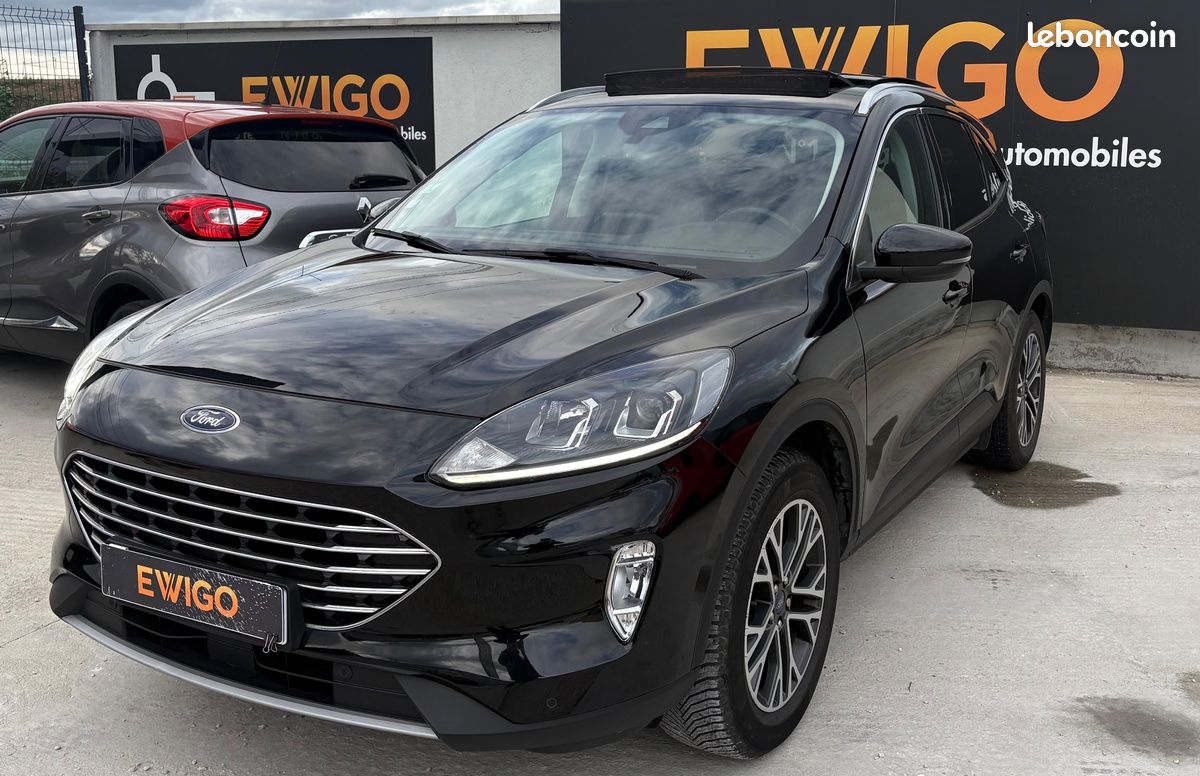 Ford kuga 2.5 duratec 225 ch hybrid fhev titanium toit ouvrant / pack hiver / entretien ford / attelage (image 1)