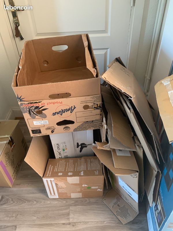 Donne cartons pour déménagement (image 1)