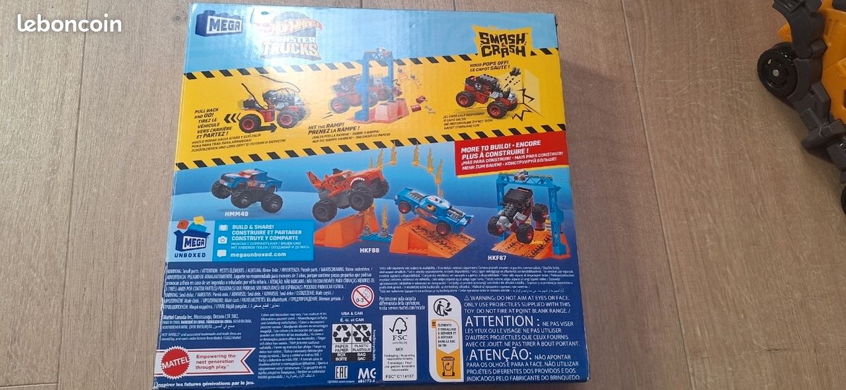MEGA Hot Wheels Coffret de construction Bone Shaker Âges 13