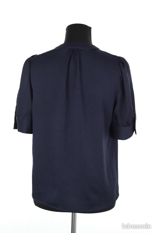 Blouse bleue - Claudie Pierlot (image 4)