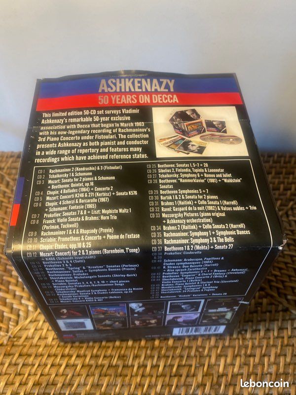 Vladimir Ashkenazy (Interprète) 50 years on Decca - Coffret 50 CD CD album, import. 50 volumes, Paru le 4 mars 2013 (image 4)