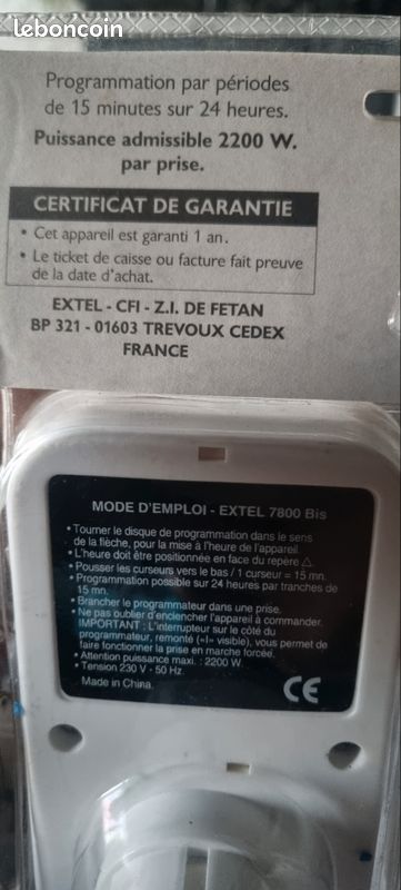 Lot de 2 prises programmables (image 2)