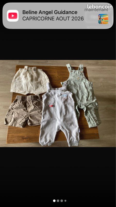 Lot de 4 vêtements bébé garçon - 6 mois (image 2)