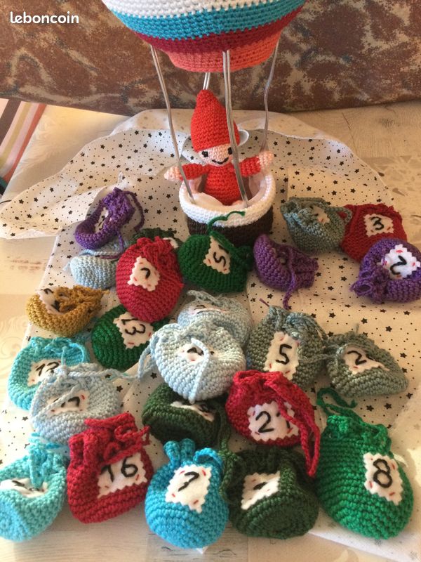 Calendrier De L'Avent De Laine Noël 2025,25 Jours De Matériel De Tricot